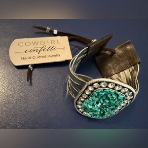 Cowgirl Confetti Glowing Energy Cuff Bracelet